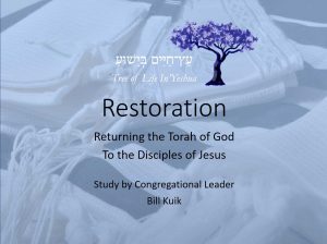 Series of Restoration Teachings