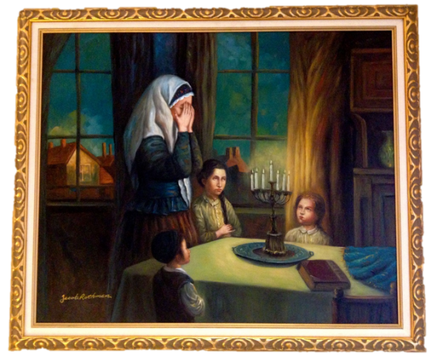 Shabbat Candles Tree of Life in Yeshua